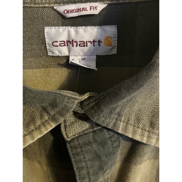 Carhartt Men's size Med, Heavy wieght Fannell Original Fit shirt - Picture 3 of 5